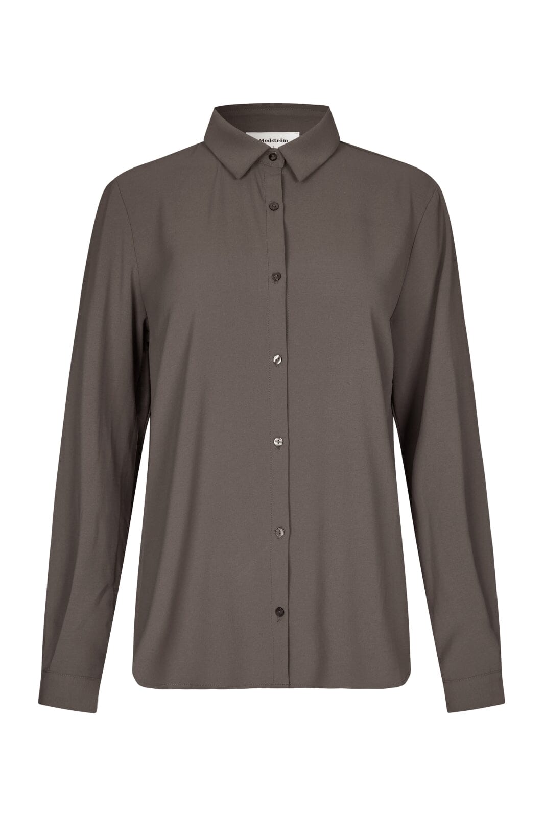 Modström - Ossamd Shirt - 5581 Warm Gray Skjorter 