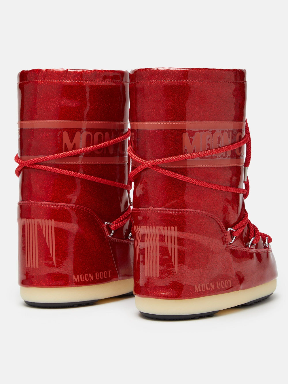 Moon Boot - Mb Icon Jr Glitter - D001 Red Støvler 