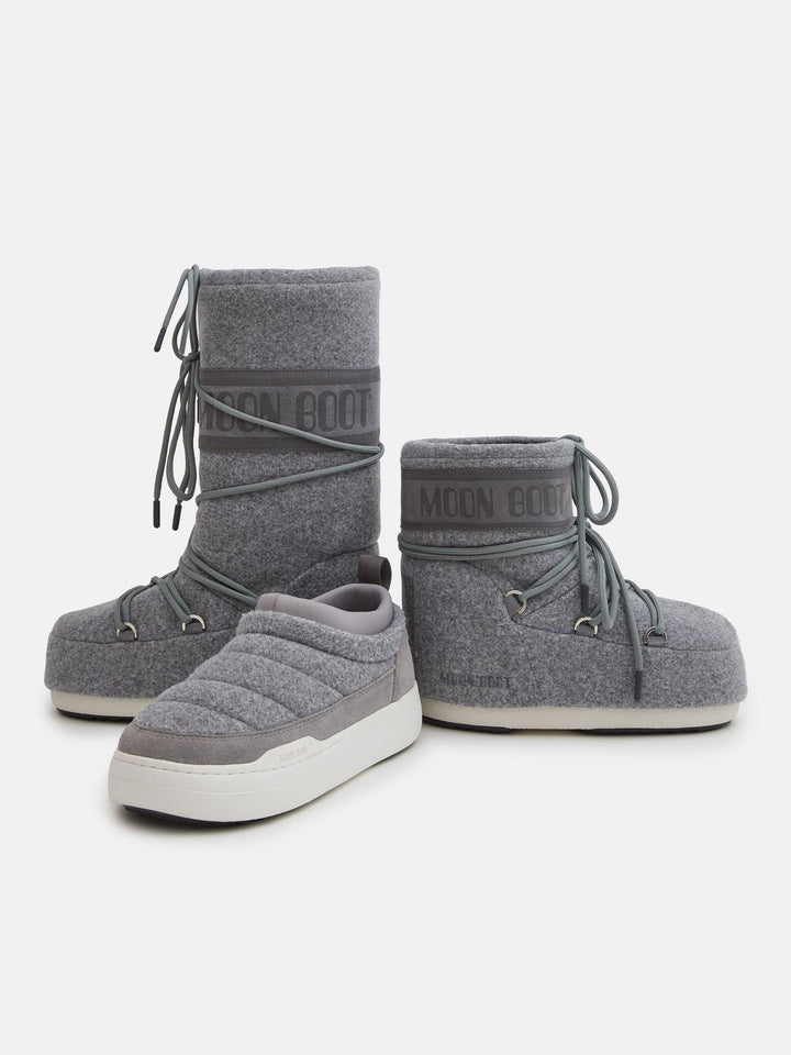 Moon Boot - Mb Icon Low Felt - H006 Grey Støvler 