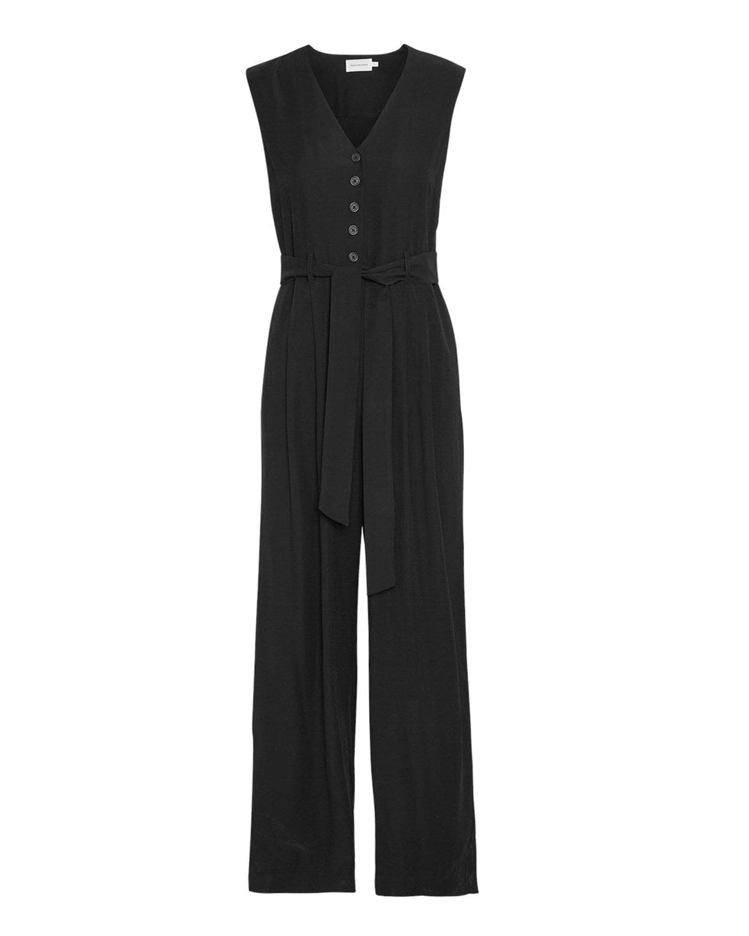 Moss Copenhagen - Mschasana Sl Jumpsuit - Black Buksedragter 