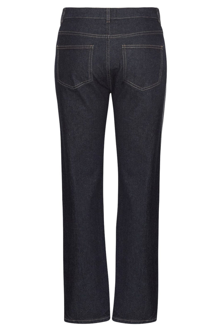 Moss Copenhagen - Mschrauna Ada Slim Jeans - Black Blue Wash Jeans 