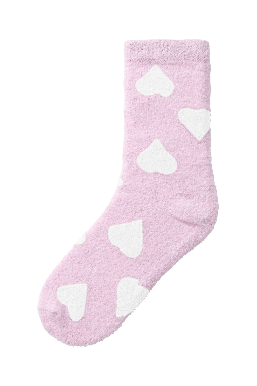 Name It - Nkfruthy Terry Fluffy Sock - 4708343 Corsage White Hearts