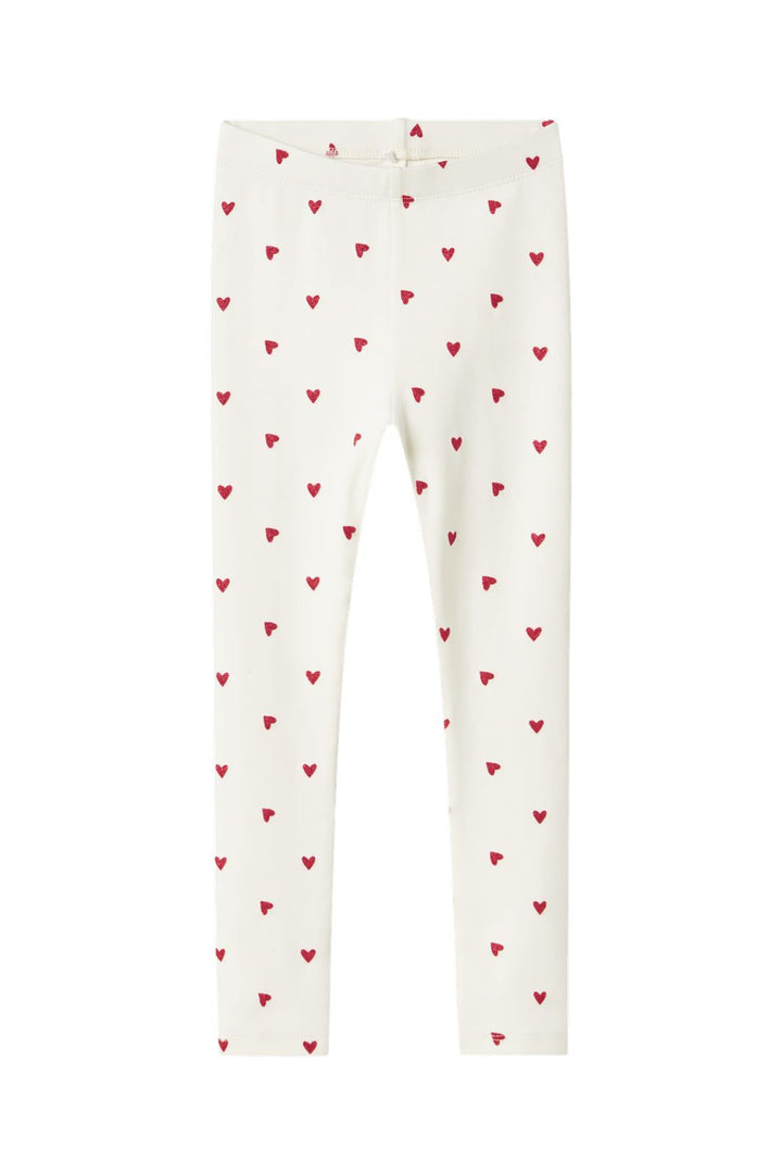 Name It - Nmfdheart Legging - 4715621 Cloud Dancer