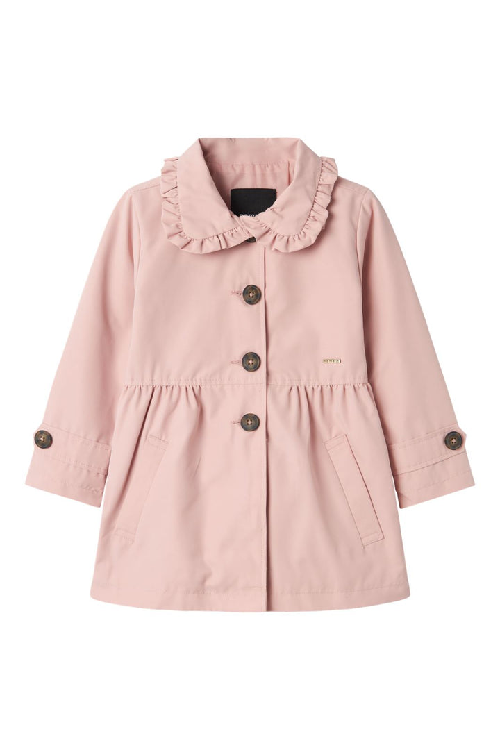 Name It - Nmfmadelin Trench Coat - 4647308 Pale Mauve