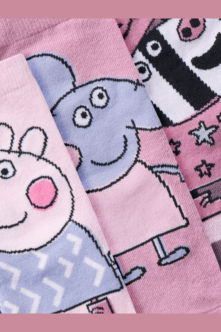 Name It - Nmfodassa Peppapig Sock - 4615876 Corsage 1Xmauve O+1Xcorsage+1Xartic D