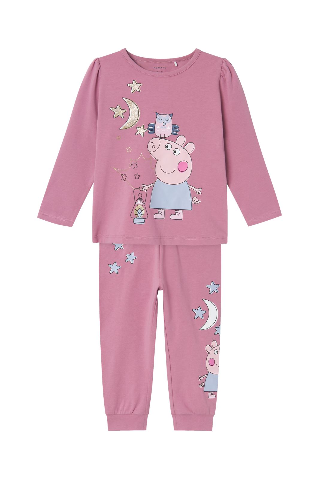 Name It - Nmforma Peppapig Ls Nightset - 4615925 Mauve Orchid