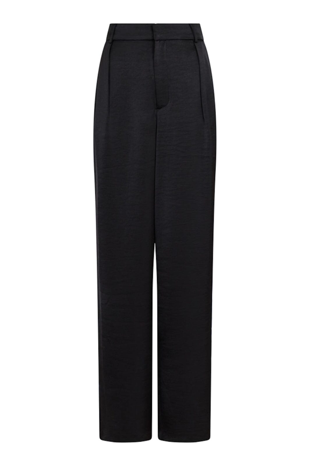 Neo Noir - Alessandra Heavy Sateen Pants - Black Bukser 