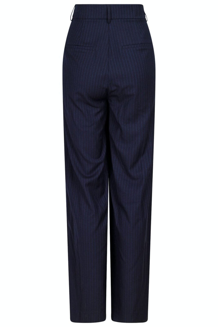 Neo Noir - Alessandra N Pinstripe Pants - Navy Bukser 