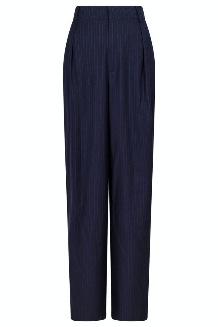 Neo Noir - Alessandra N Pinstripe Pants - Navy Bukser 