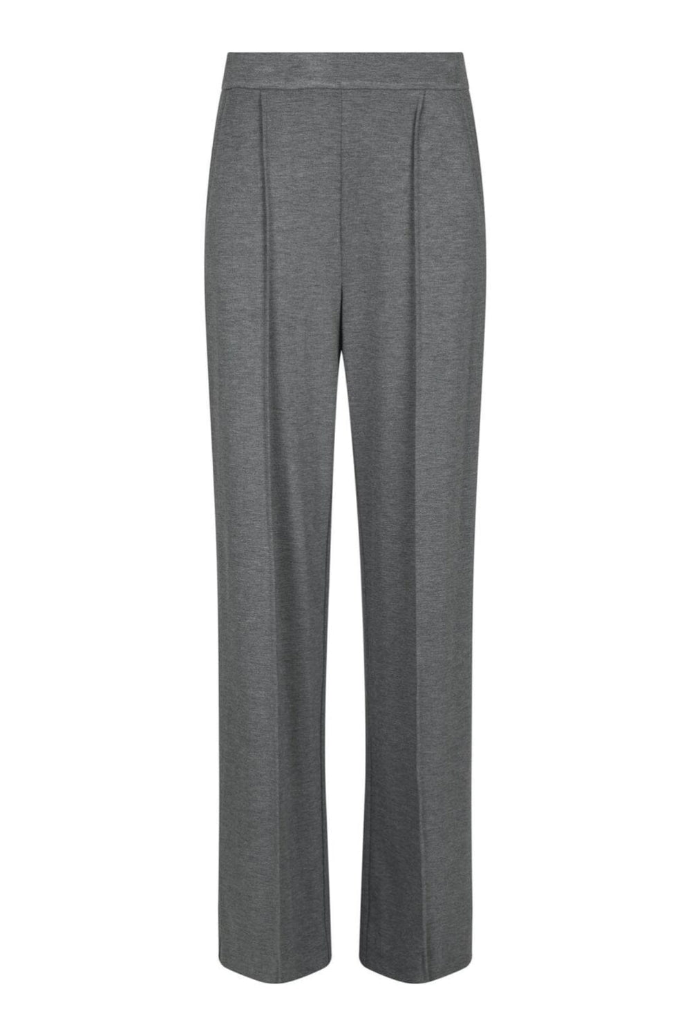 Neo Noir - Anka Soft Pants - Dark Grey Melange Bukser 