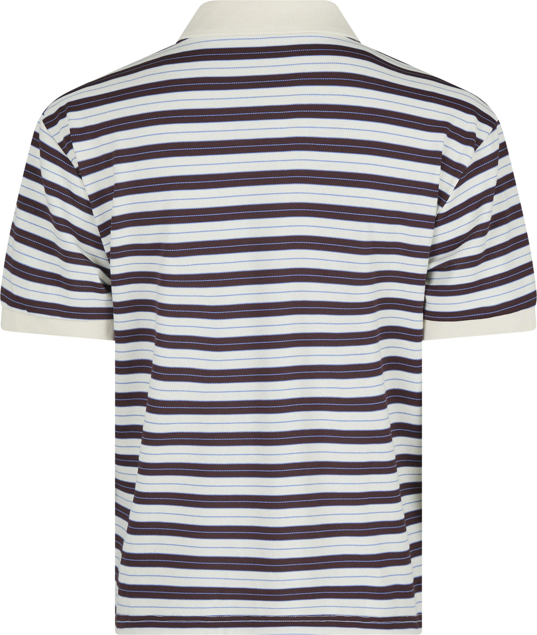 Neo Noir - Beta Stripe Polo Tee - Brown