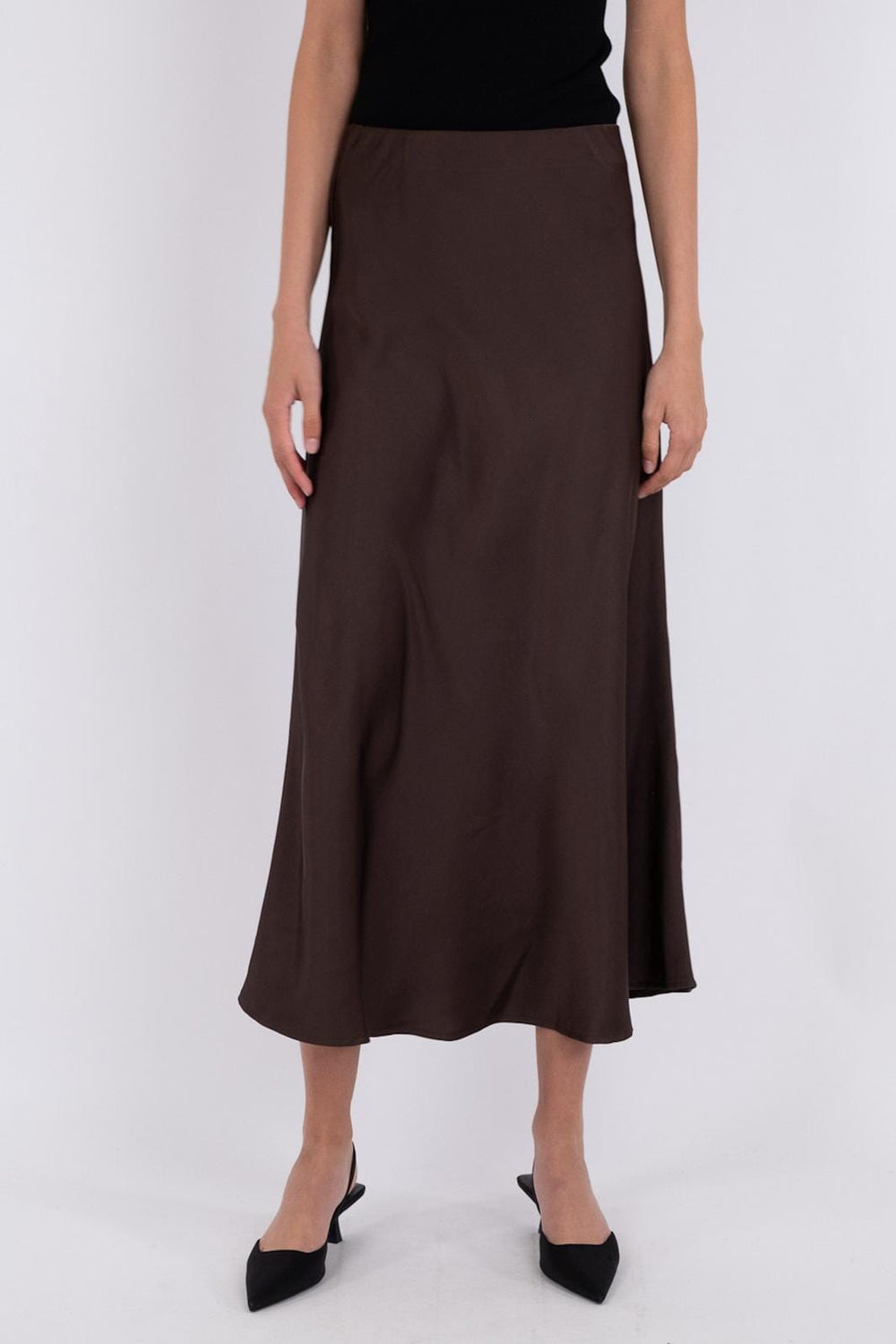 Neo Noir - Bovary Skirt - Dark Brown