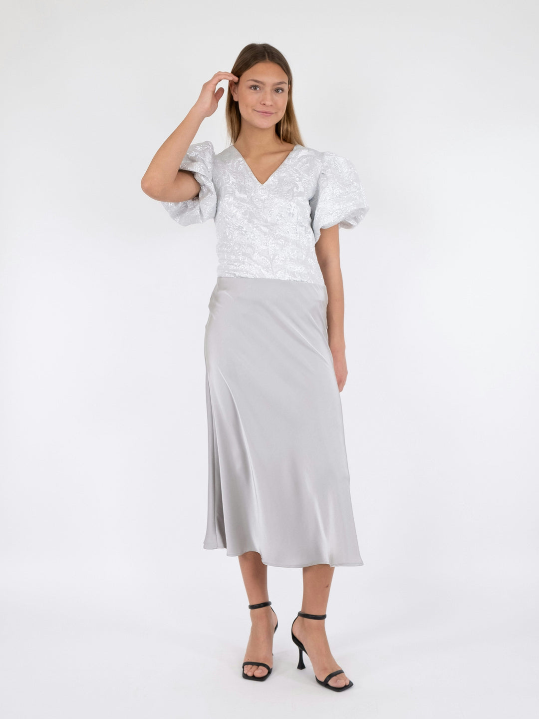 Neo Noir - Bovary Skirt - Silver