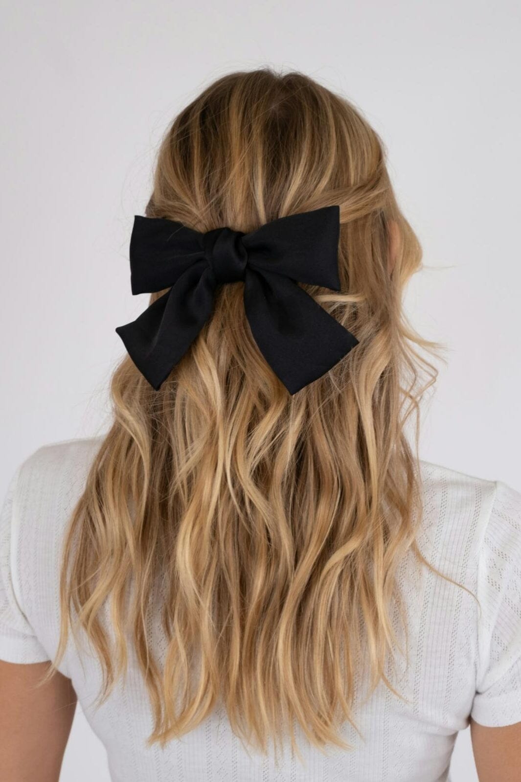 Neo Noir - Bow Hair Clip - Black Hårspænder 