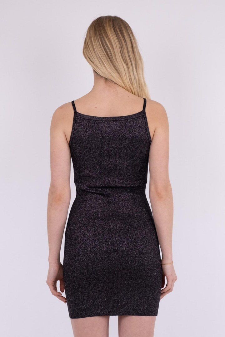 Neo Noir - Contima Glitter Knit Dress - Black Kjoler 