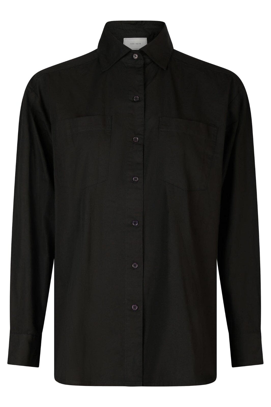 Neo Noir - Dalma C Poplin Shirt 164332 - Black Skjorter 