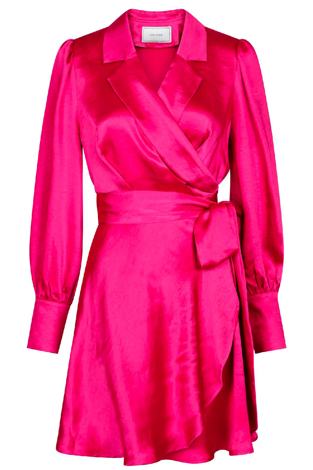 Neo Noir - Dawn Satin Dress - Pink Kjoler 