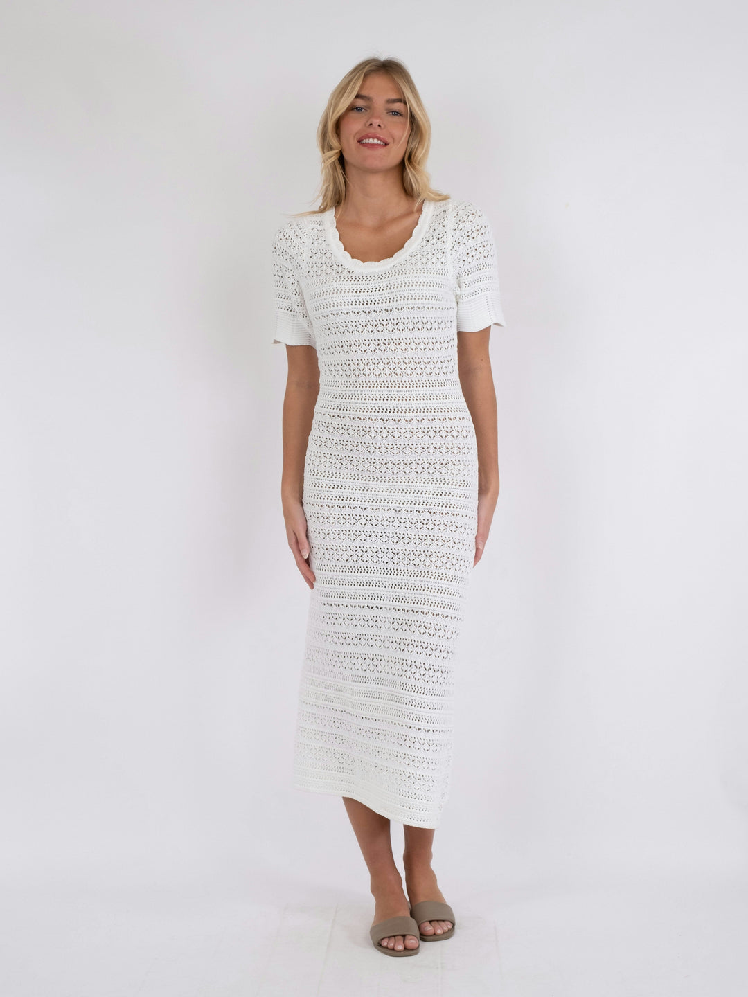 Neo Noir - Eiko Knit Dress - Off White