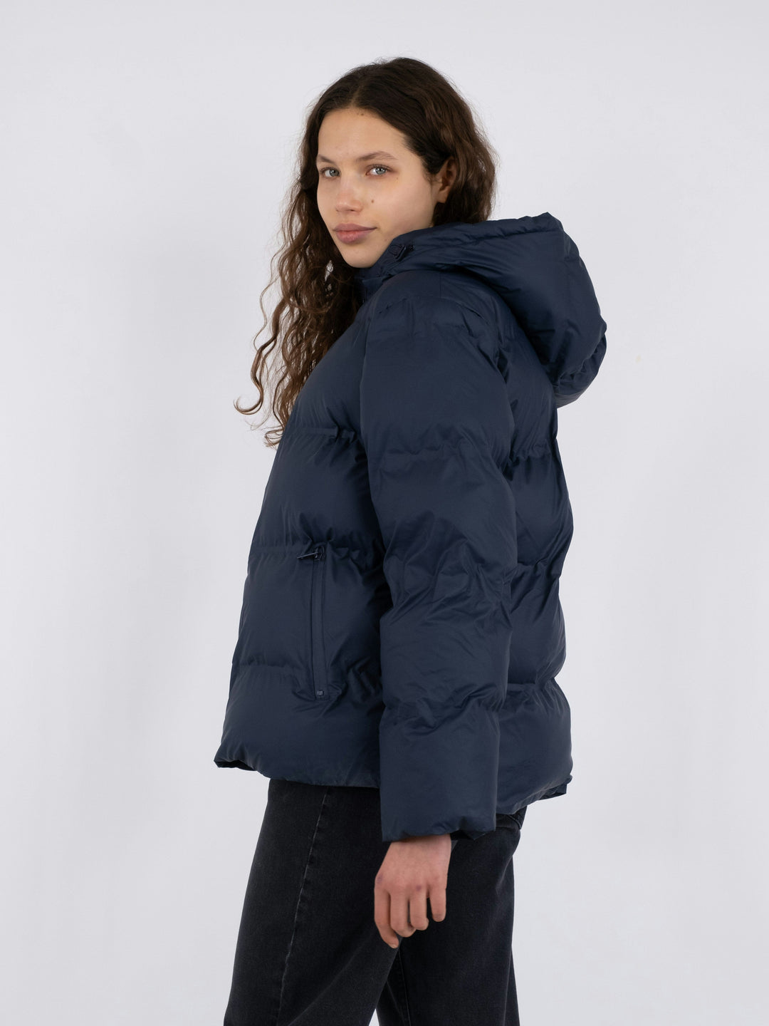 Neo Noir - Fox C Puffer Jacket - Navy