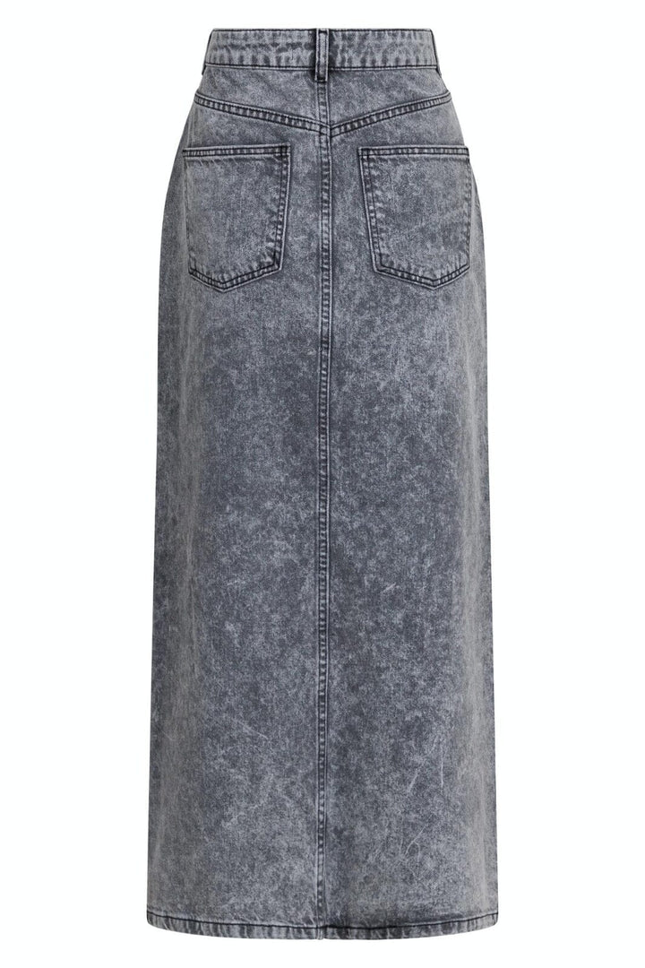 Neo Noir - Frankie D Skirt - Grey Nederdele 