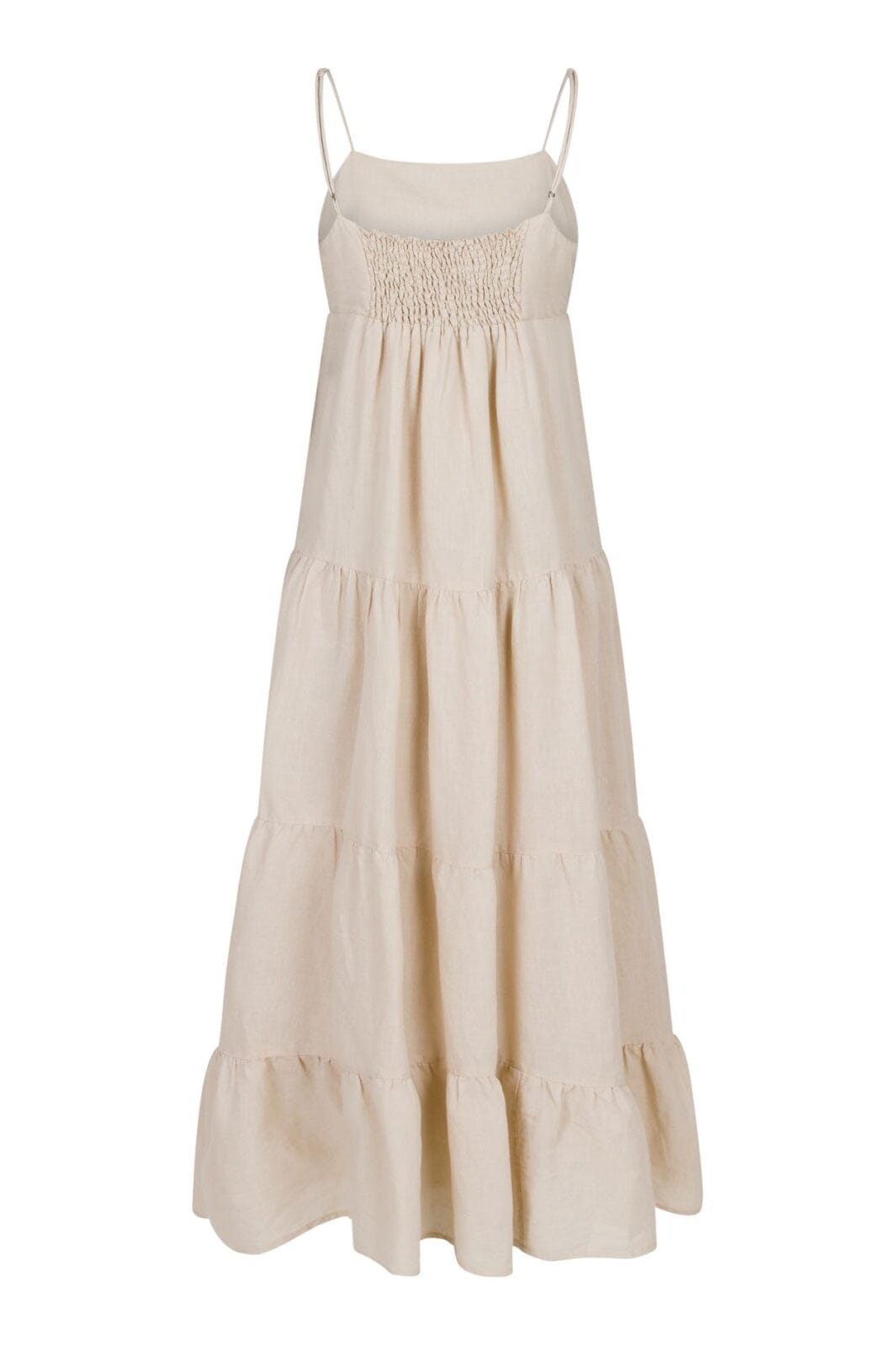 Neo Noir - Haily Linen Dress - Sand Kjoler 