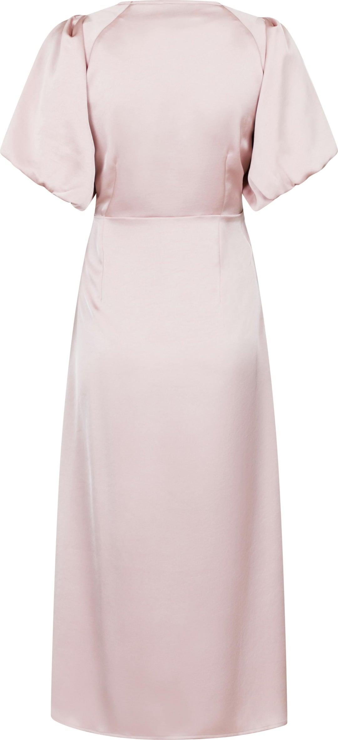 Neo Noir - Illana Heavy Sateen Dress - Dusty Rose