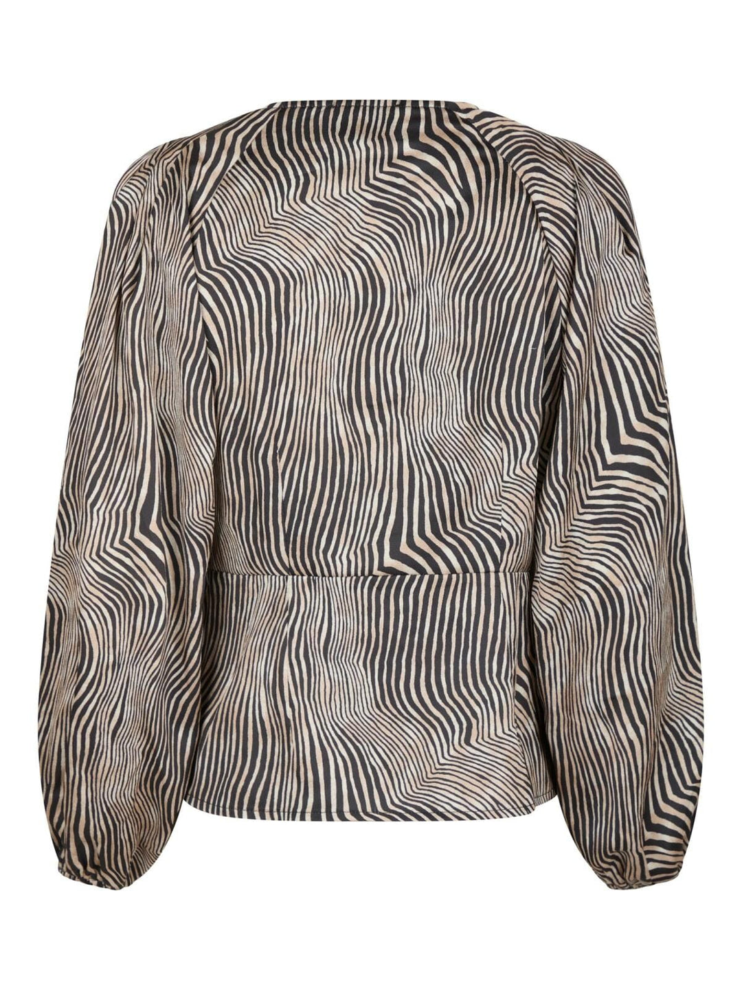 Neo Noir - Istana Floating Wave Blouse - Dark Sand Bluser 