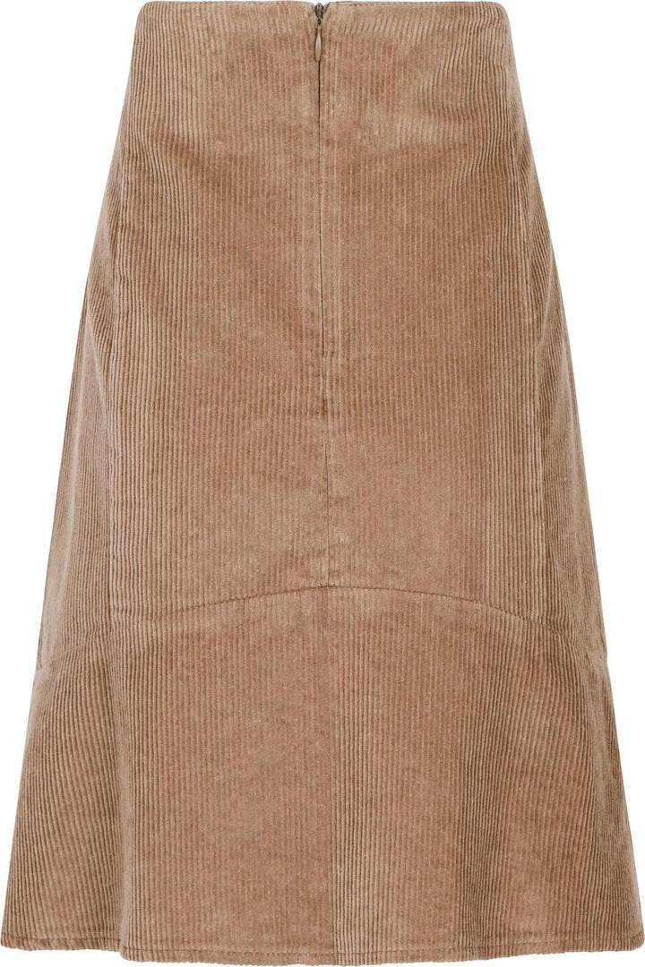 Neo Noir - Loui Corduroy Skirt - Taupe