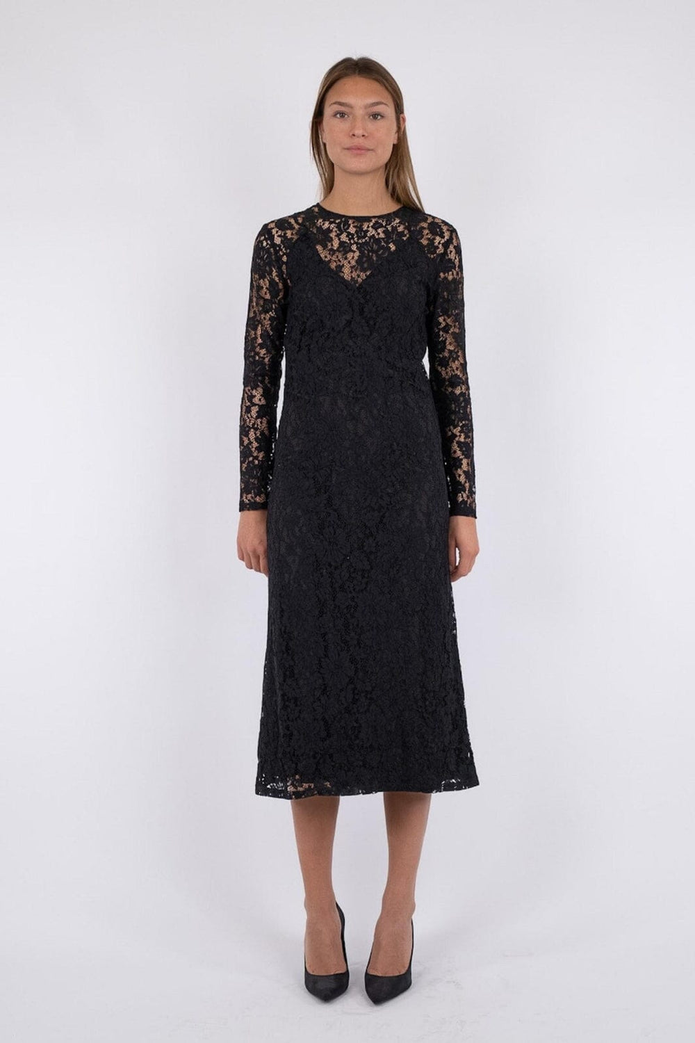 Neo Noir - Mary Lace Dress - Black 