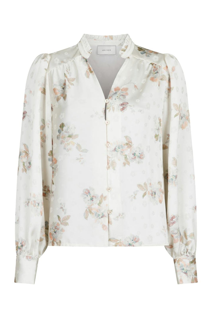 Neo Noir - Massima Soft Blossom Blouse - Creme