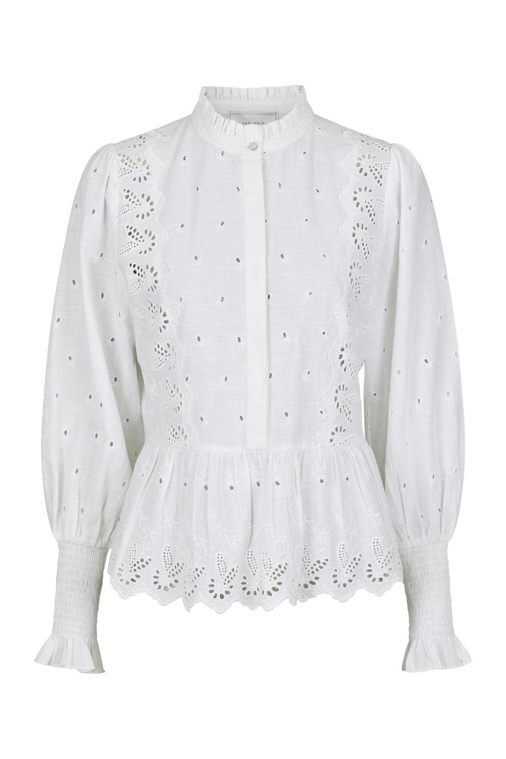 Neo Noir - Maviana Emb Blouse - White