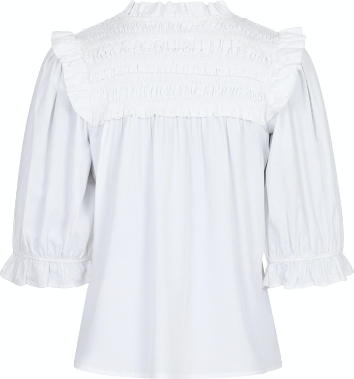 Neo Noir - Miri C Poplin Blouse - White