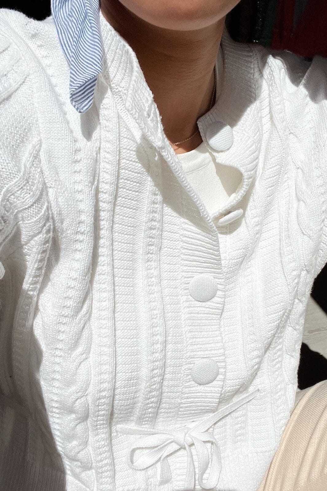 Neo Noir - Molina Knit Cardigan - Off White Cardigans 