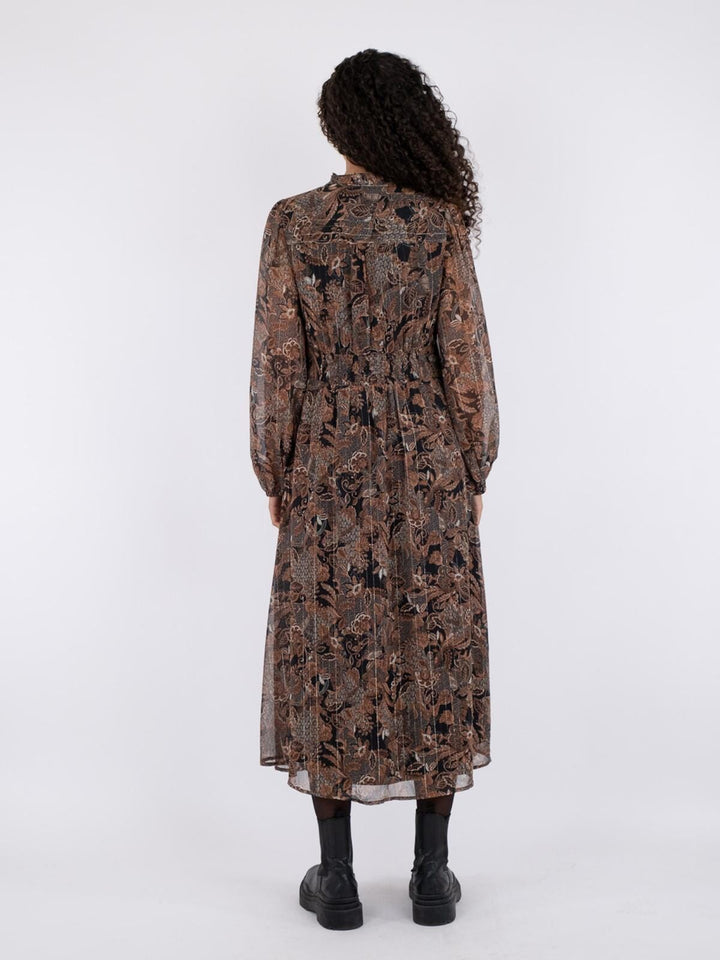 Neo Noir - Nimes Forest Field Dress - Copper Brown Kjoler 