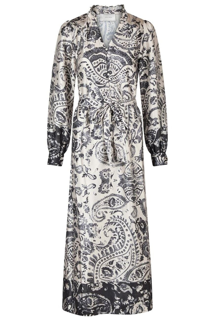 Neo Noir - Nova Deco Paisley Dress 164307 - Creme