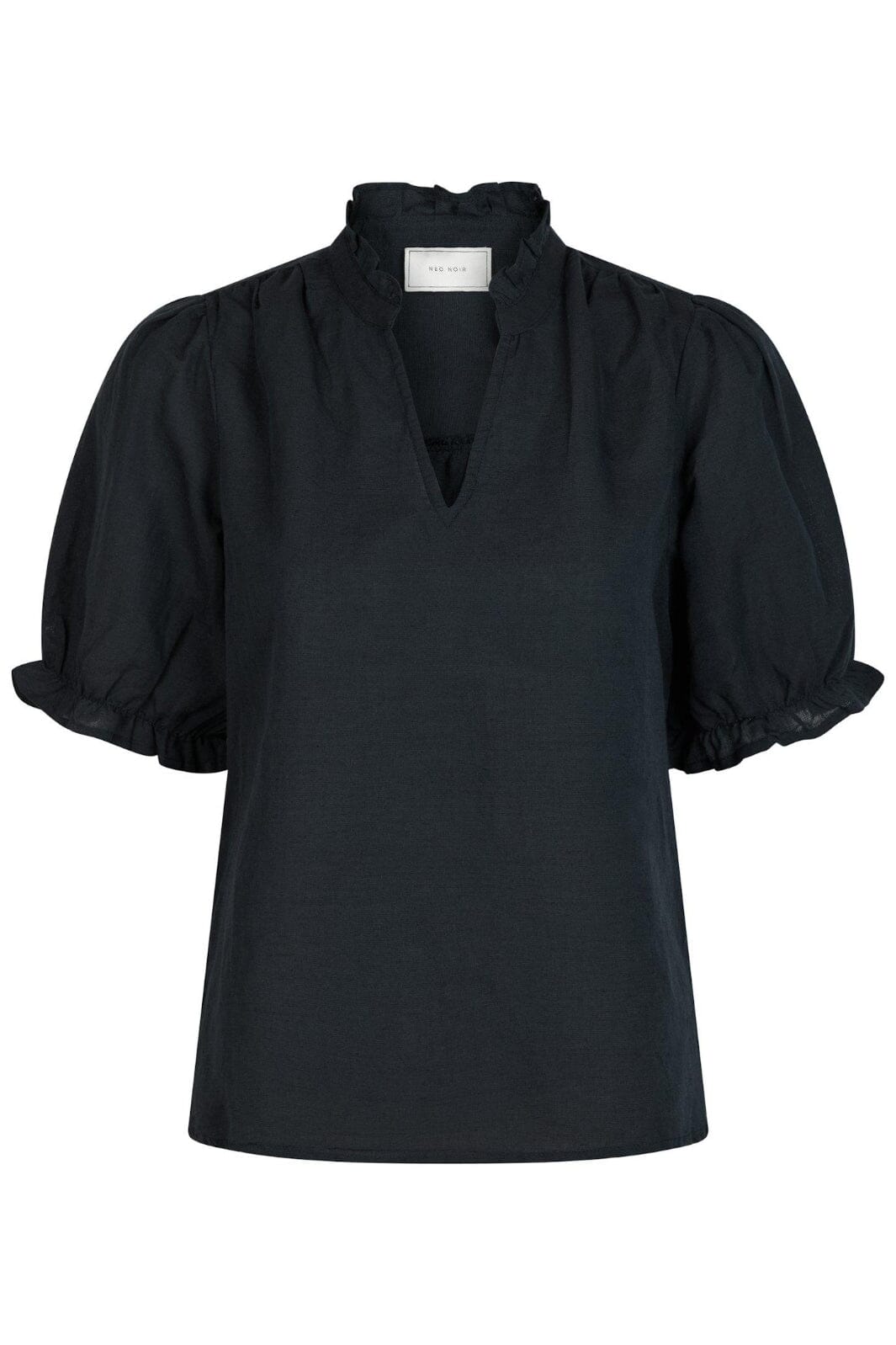 Neo Noir - Odesa Linen Blouse 160264 - 141 - Navy