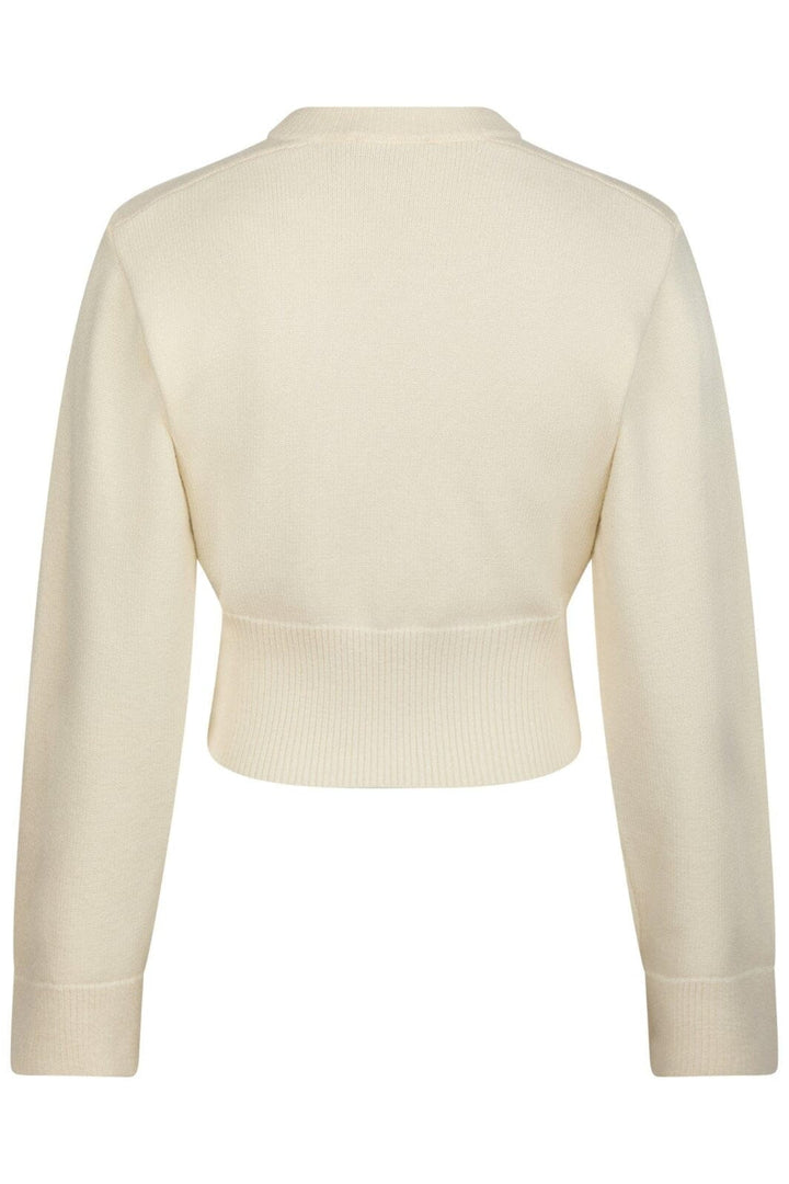 Neo Noir - Palli Clean Knit Blouse 164681 - 124 - Ivory