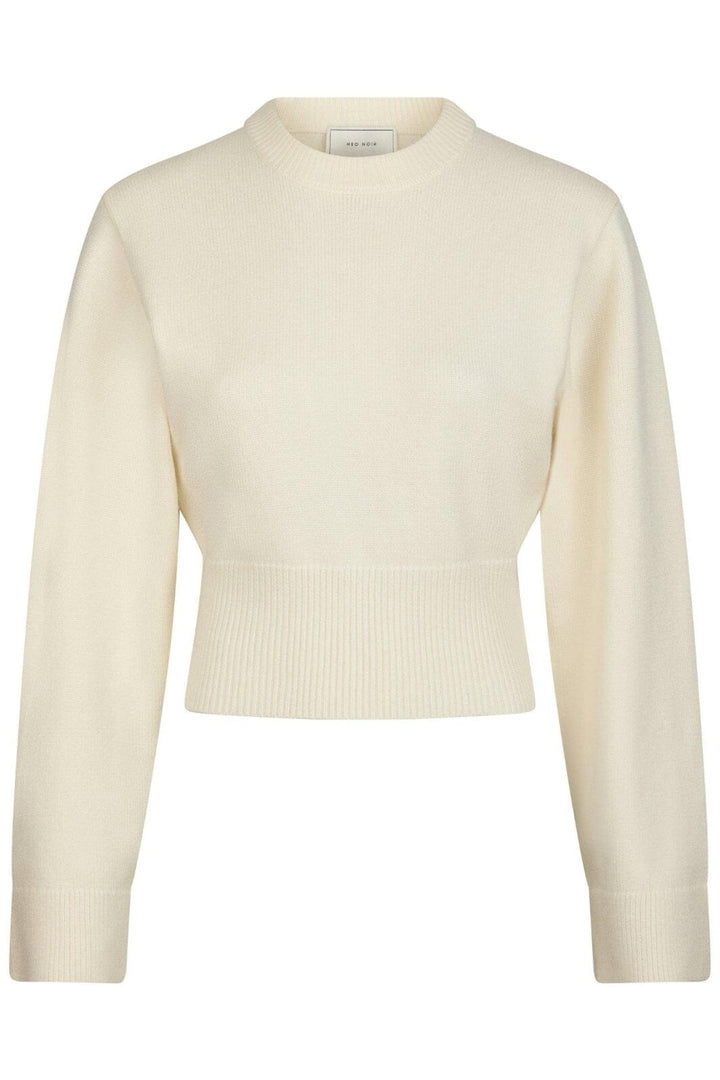 Neo Noir - Palli Clean Knit Blouse 164681 - 124 - Ivory