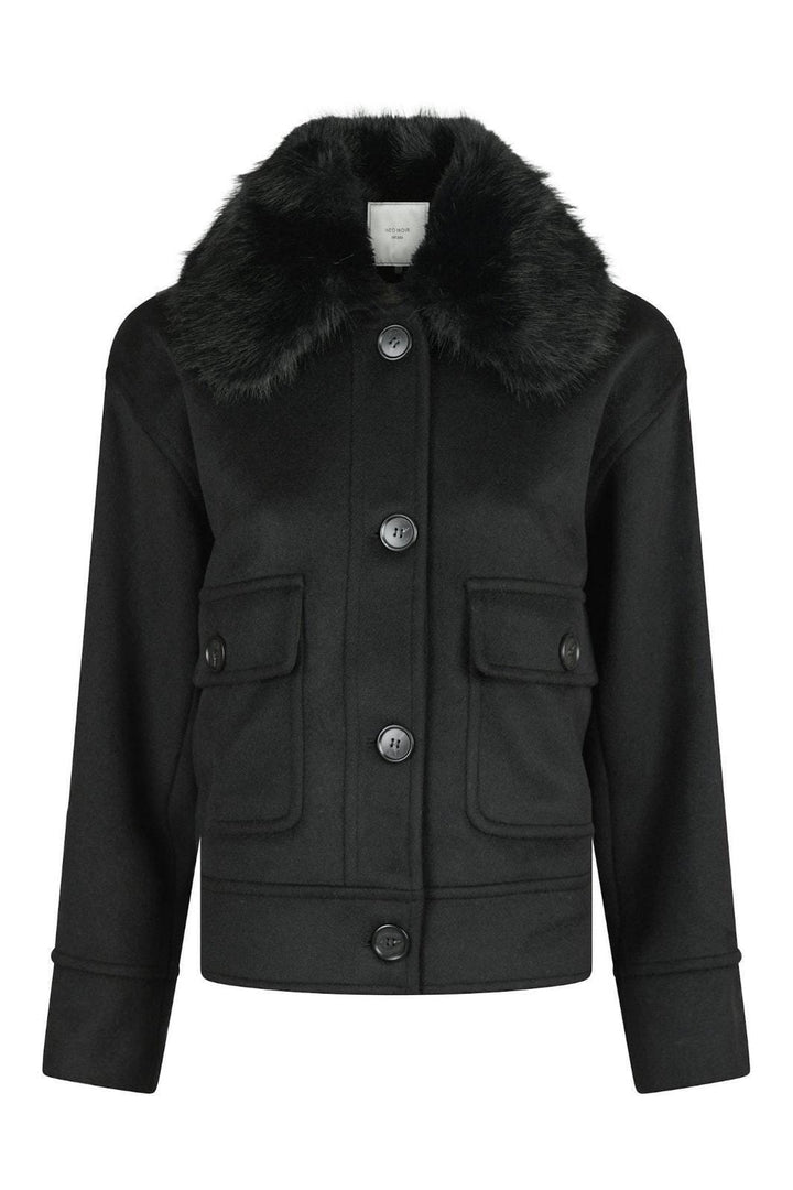 Neo Noir - Pitti Wool Jacket - Black Jakker 