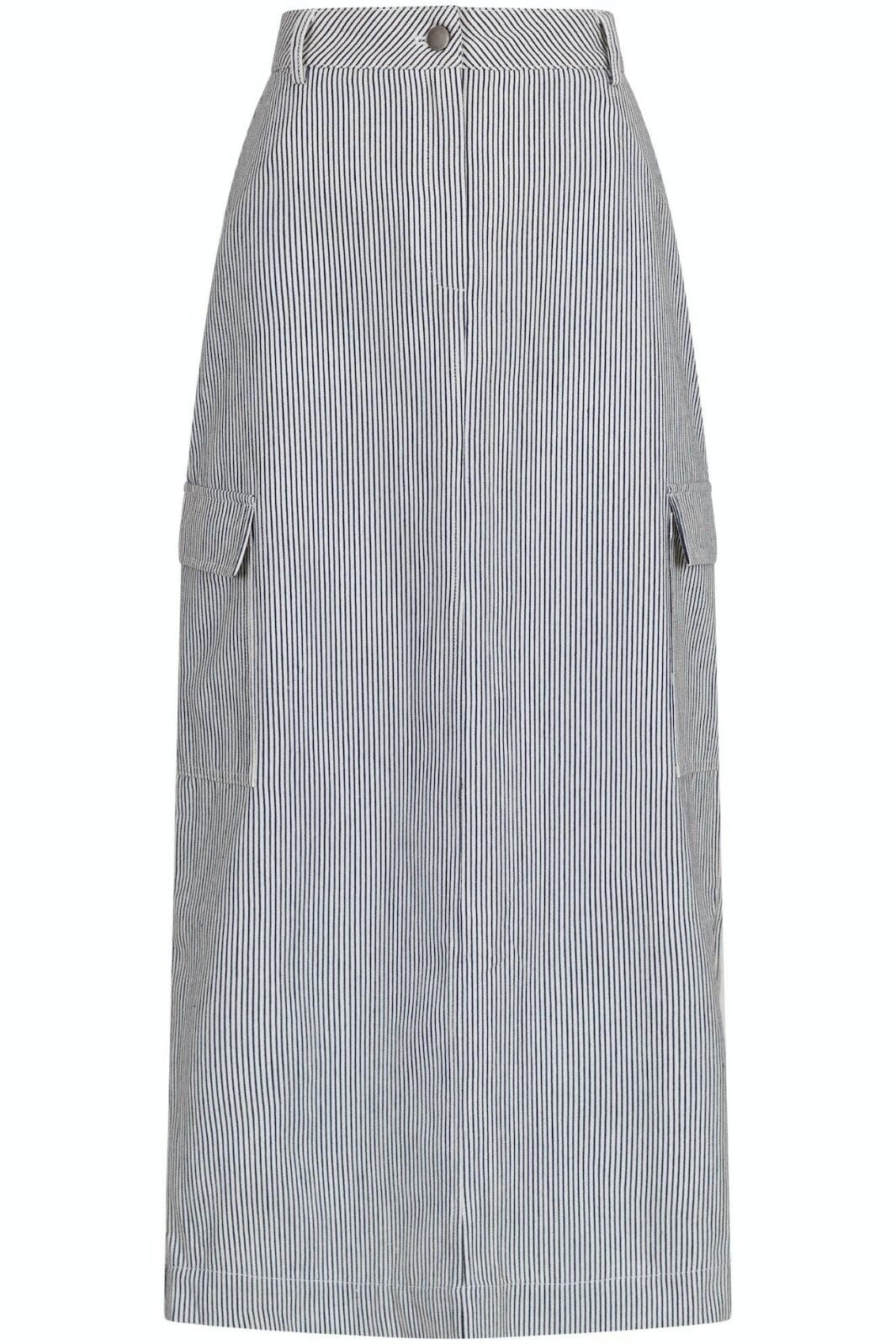 Neo Noir - Sannie Stripe Skirt - Off White Nederdele 