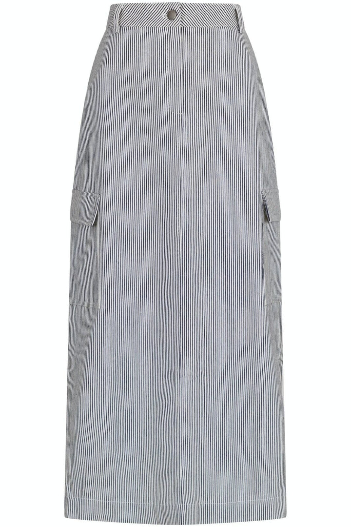 Neo Noir - Sannie Stripe Skirt - Off White Nederdele 