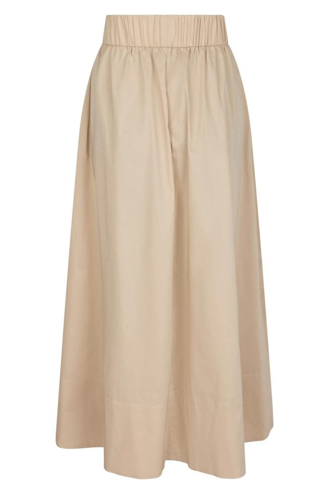 Neo Noir - Yara Long Poplin Skirt 163076 - 125 - Dark Sand