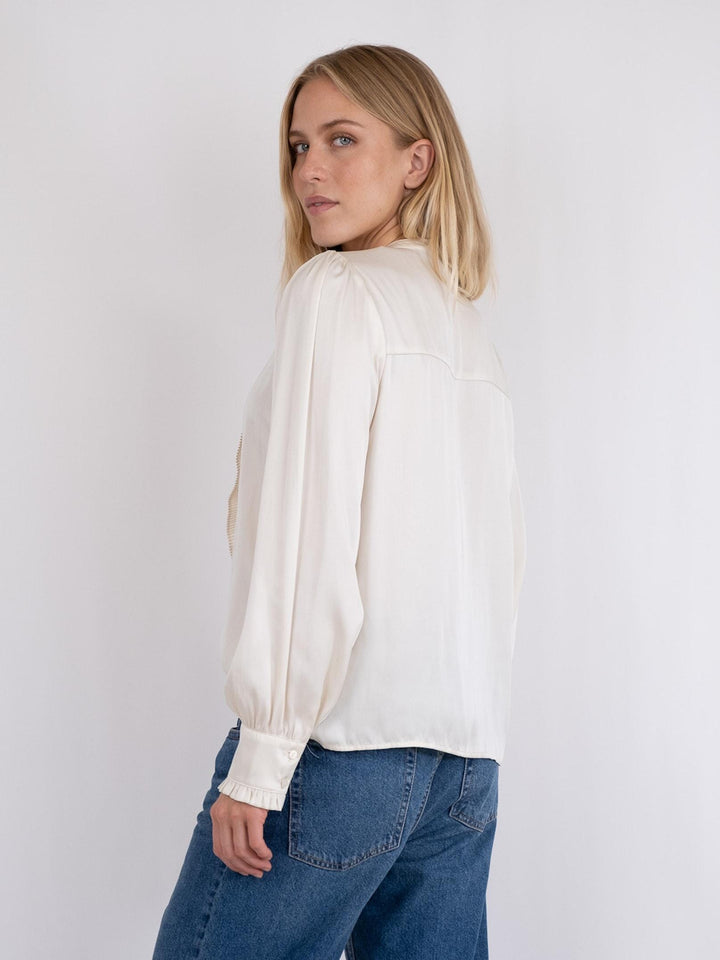 Neo Noir - Zola Blouse - Off White Skjorter 