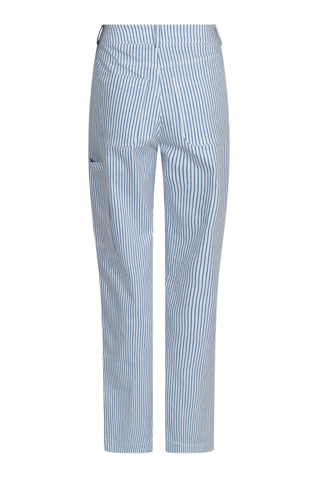 Neo Noir - Zuzan Big Stripe Pants - Light Blue Bukser 