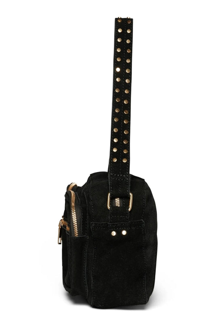 Noella - Celina Bag Real Suede W. Gold - Black Tasker 