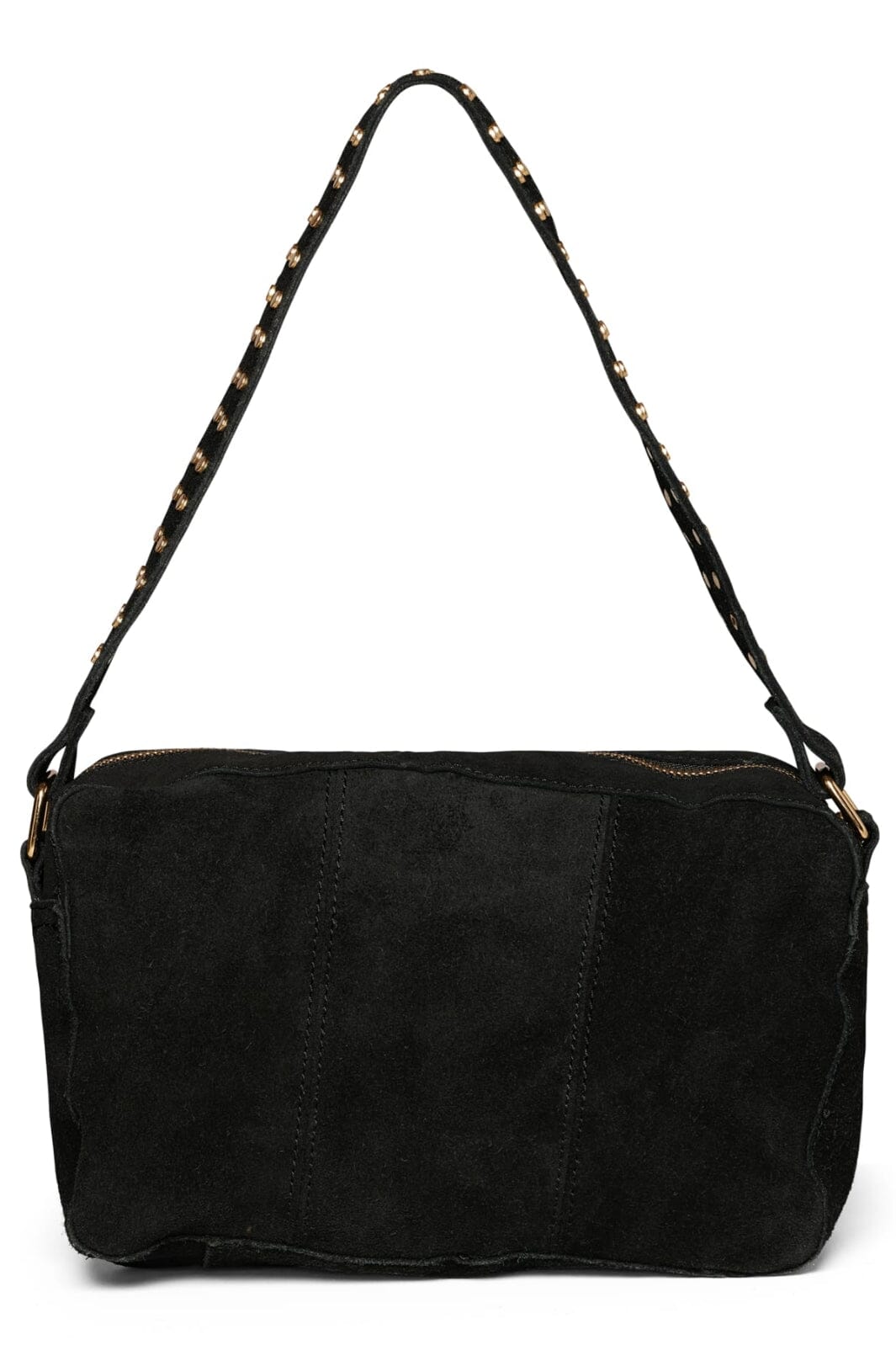 Noella - Celina Bag Real Suede W. Gold - Black Tasker 