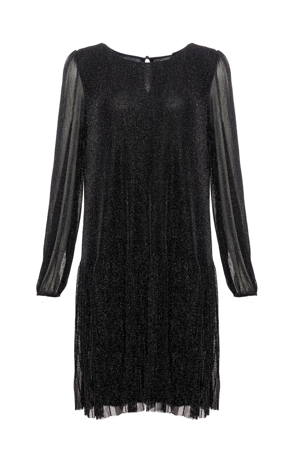 Noella - Dagmar Glitter Dress - Black Kjoler 