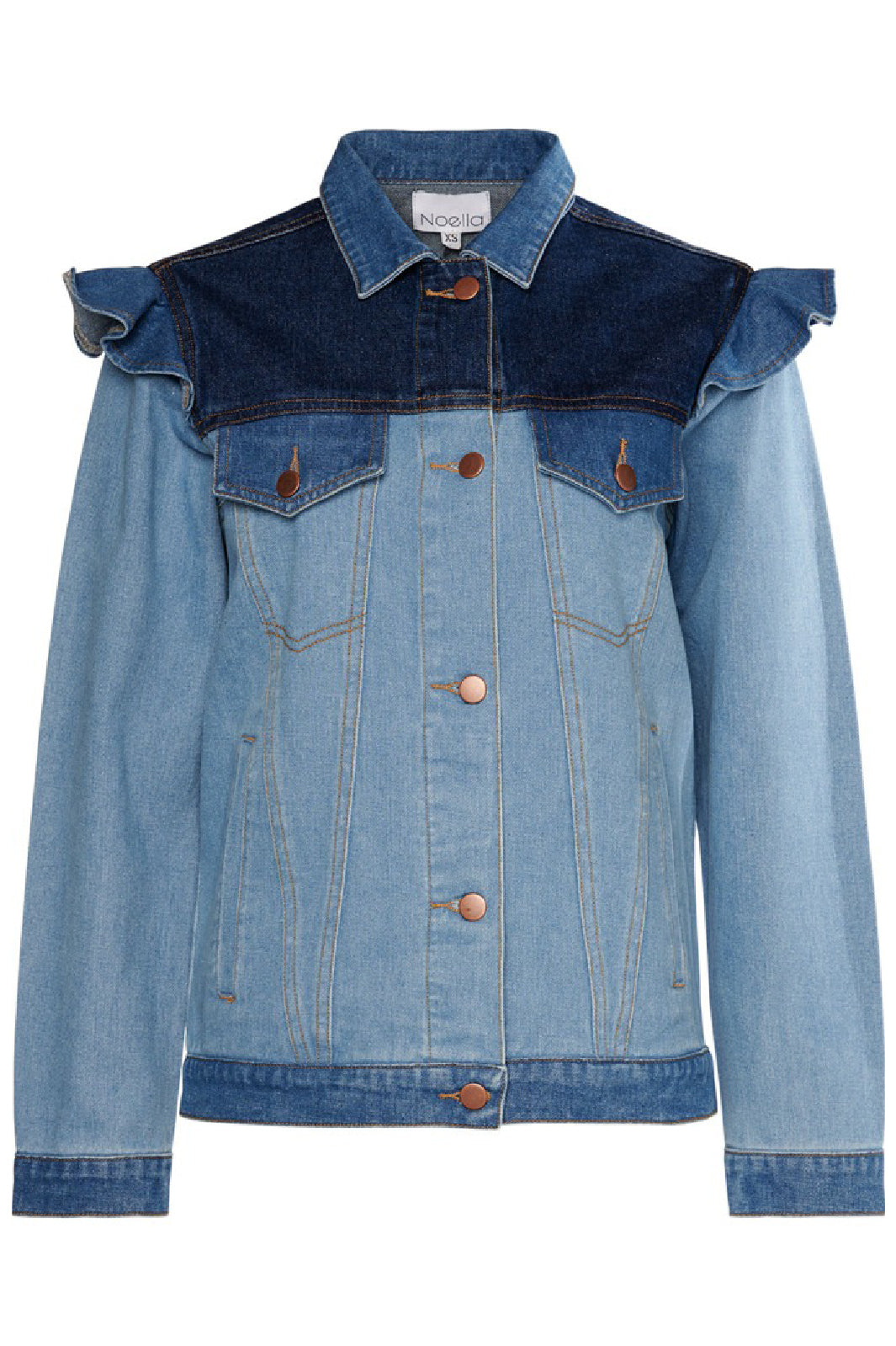 Noella - Jazz Denim Jacket - Blue Denim Overgangs/Sommer Jakker 