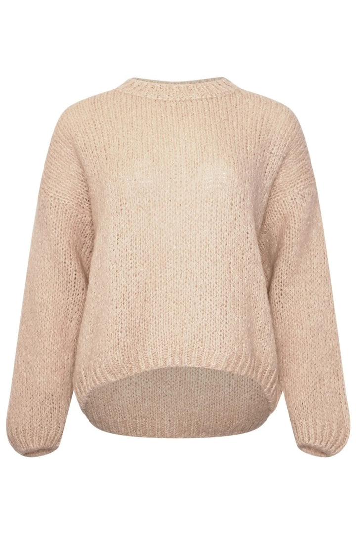 Noella - Juno Knit - 021 Sand Strikbluser 