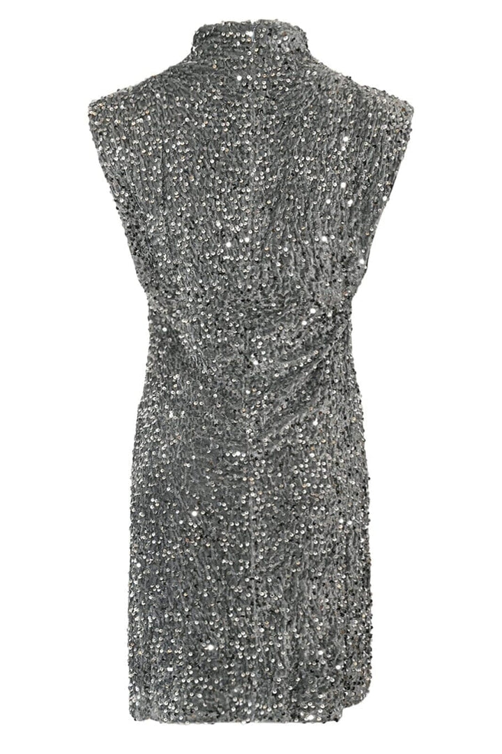 Noella - Kali Dress - 1096 Asphalt Silver Grey Kjoler 